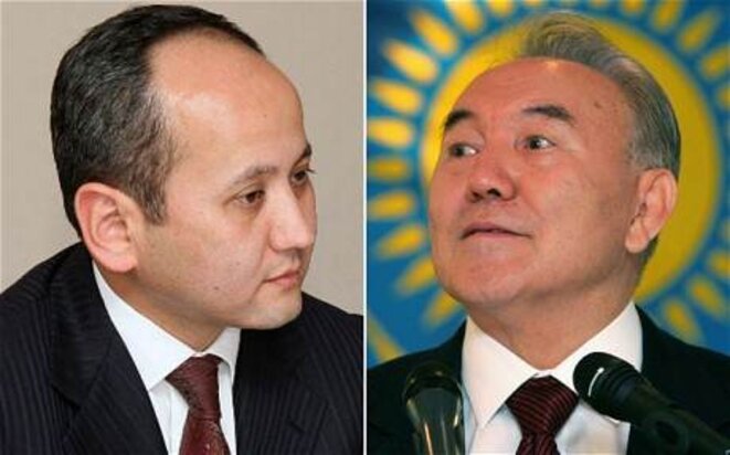 Moukhtar Abliazov et Noursoultan Nazarbaïev © Reuters Moukhtar Abliazov et Noursoultan Nazarbaïev © Reuters